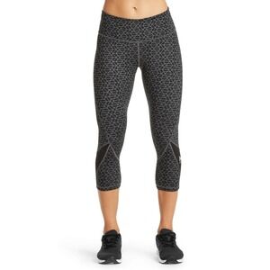 MISSION VaporActive System Mid-Rise‎ Capri Leggings Color Moonless Night Geo Med